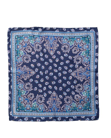 Shop ETRO  Man Pochette: Etro pocket handkerchief in silk, decorated with a Paisley print.
Dimensions: 43 x 43cm.
Composition: 100% Silk.
Made in Italy.. 1T199 9345-0200